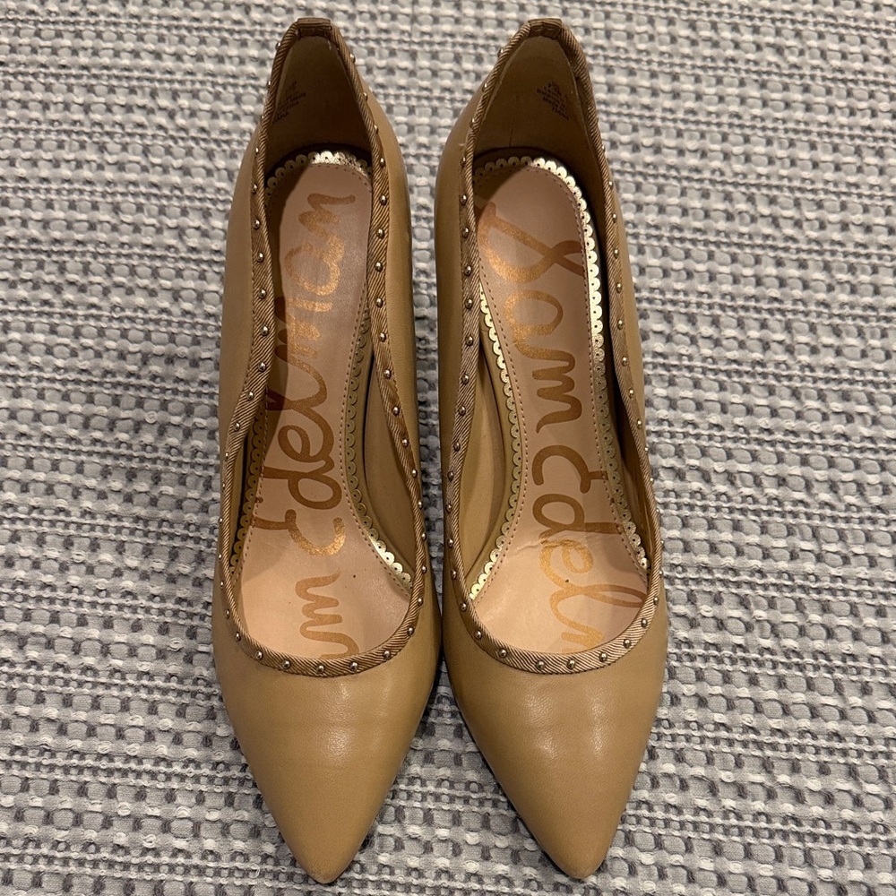 Sam Edelman Tianna Tan Studded Heels